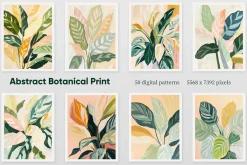 Abstract Botanical Illustrations