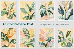 Abstract Botanical Illustrations