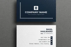 Abstract Business Card Layout