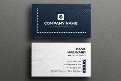 Abstract Business Card Layout