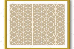 Abstract geometric pattern with