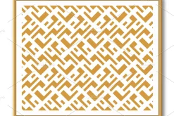 Abstract geometric pattern with
