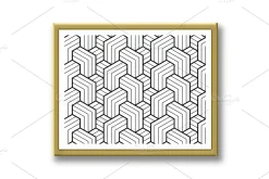 Abstract geometric pattern with