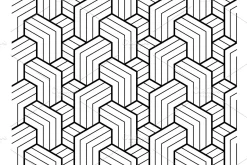 Abstract geometric pattern with