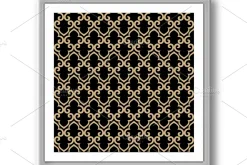 Abstract geometry pattern in Arabian