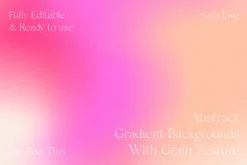 Abstract Grainy Gradient Textures PS