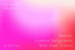 Abstract Grainy Gradient Textures PS