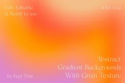 Abstract Grainy Gradient Textures PS