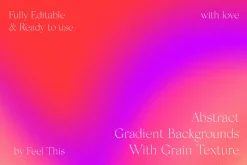 Abstract Grainy Gradient Textures PS