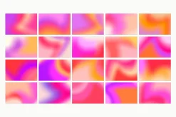Abstract Grainy Gradient Textures PS