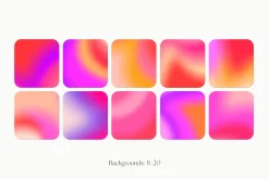 Abstract Grainy Gradient Textures PS