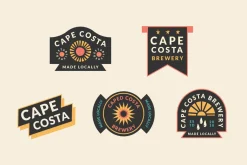 Abstract Linocut Badge Builder V2