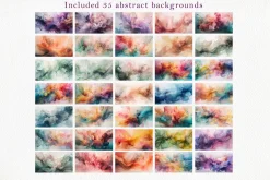 Abstract Liquid Backgrounds - Pastel