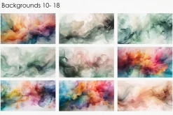 Abstract Liquid Backgrounds - Pastel