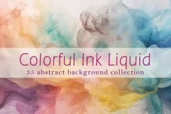 Abstract Liquid Backgrounds - Pastel