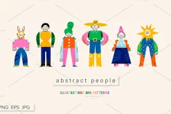 Abstract people