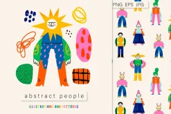 Abstract people
