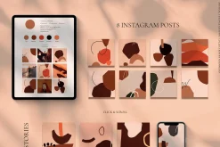 Abstract People prints modern art