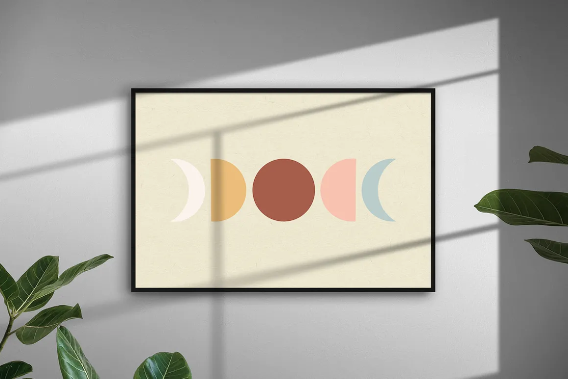 Abstract Shapes Set - Blush Caramel