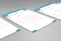 Abstract Simple Letterhead