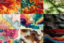 24 Abstract Topographical Wallpapers