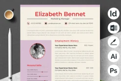 Academic Resume with Modern Look