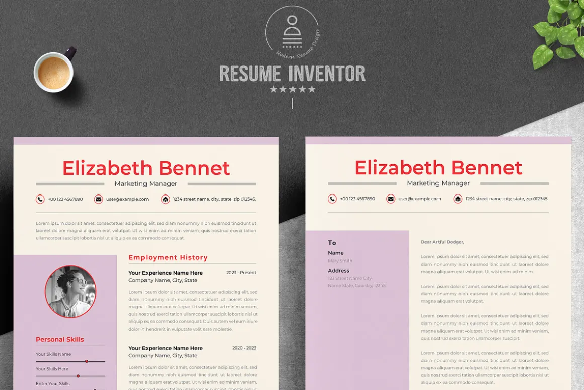 Academic Resume with Modern Look