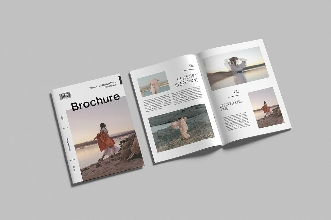 A4 Catalog Brochure Mockup