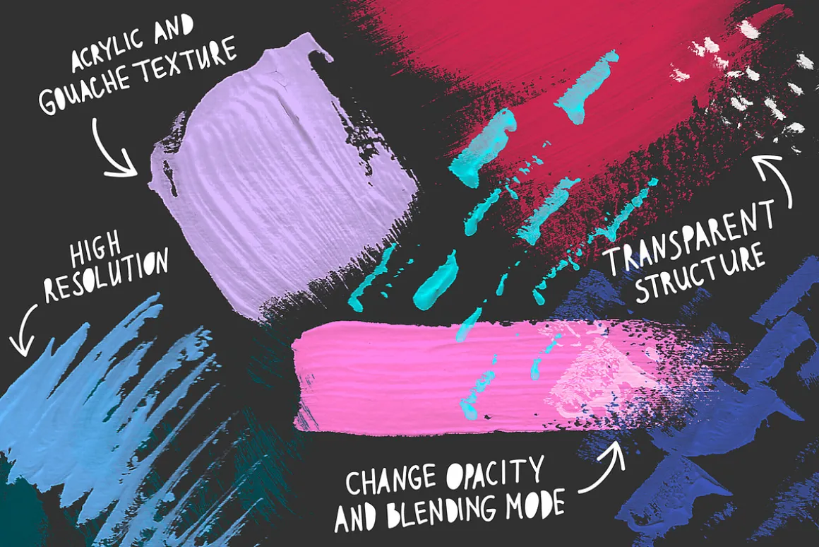 Acrylic&Gouache - 135 PS brushes