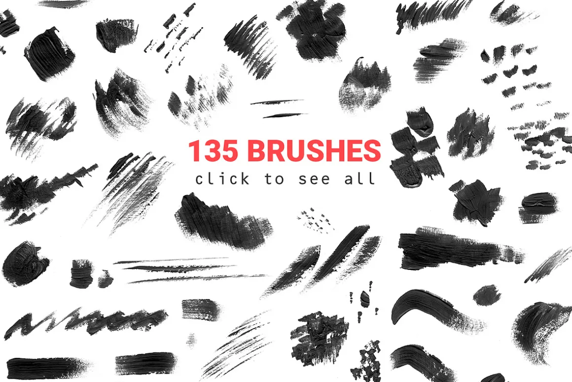 Acrylic&Gouache - 135 PS brushes