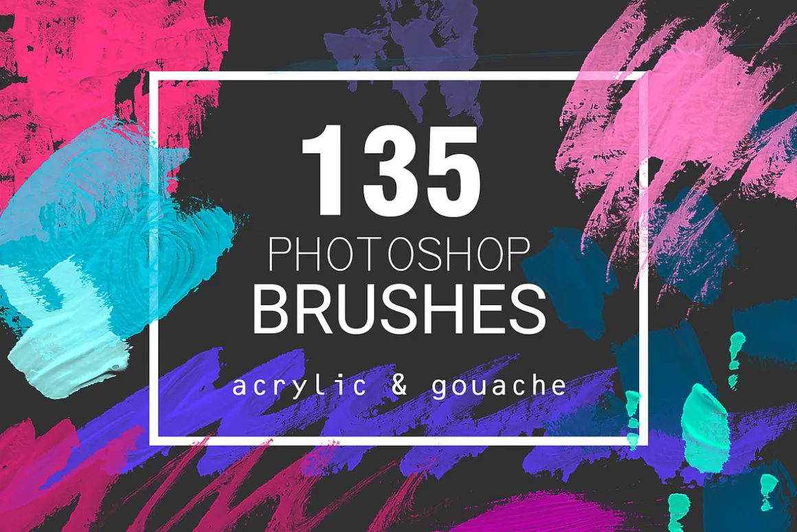 Acrylic&Gouache - 135 PS brushes