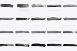 52 Acrylic Stroke Photoshop Brushes