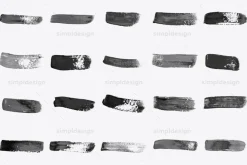 52 Acrylic Stroke Photoshop Brushes