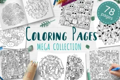 ACTIVITY PAGES BUNDLE: 622 in 1