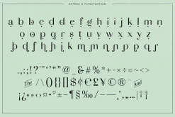 Adagio Decorative Ligature Font Duo