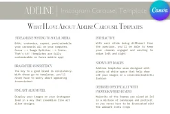 Adeline | IG Carousel Template