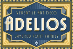 Adelios Layered Font