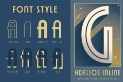 Adelios Layered Font