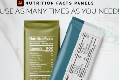 Adobe Nutrition Facts Panel Template