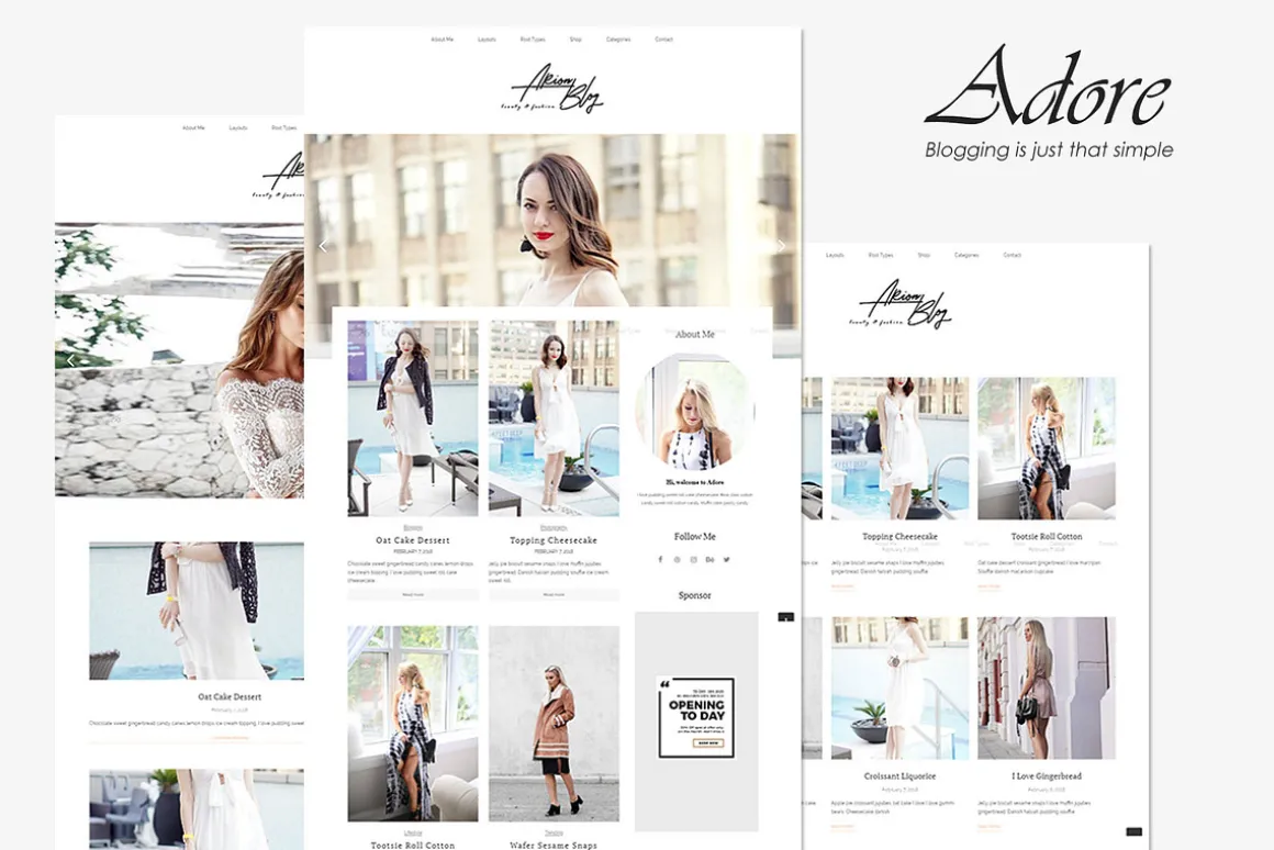 Adore - Beauty Fashion Blog Theme