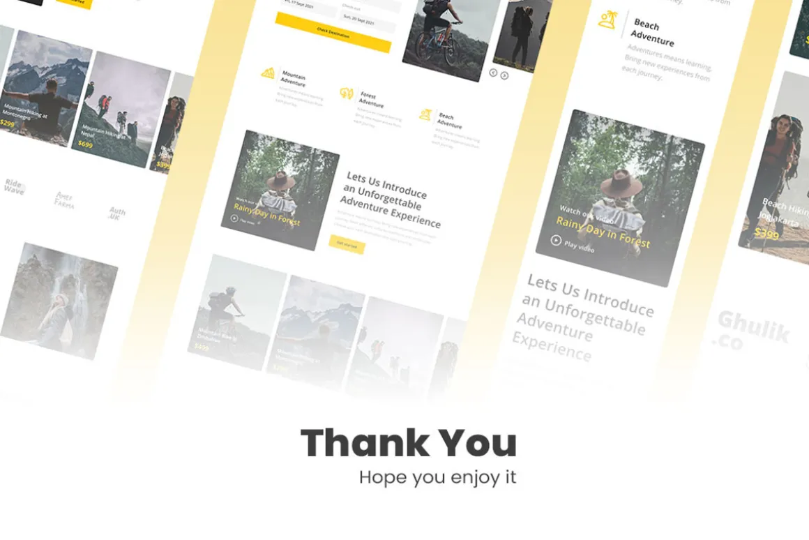 Adventure Travel Web Design