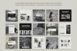 Aesthetic Instagram Templates IX