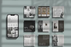 Aesthetic Social Media Templates