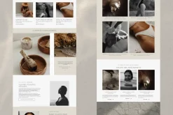 Aesthetic Cahaja Elementor Template