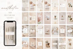 Aesthetic Instagram Story CANVA
