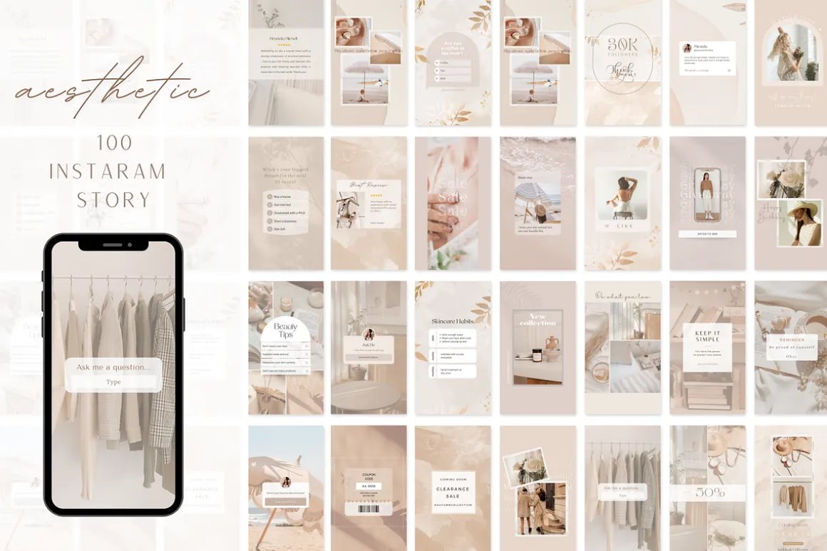 Aesthetic Instagram Story CANVA