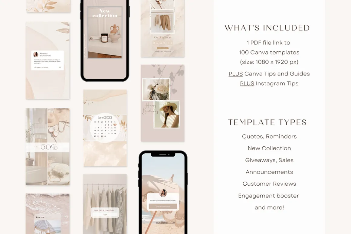 Aesthetic Instagram Story CANVA