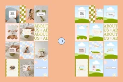 Aesthetic Instagram Template Kit