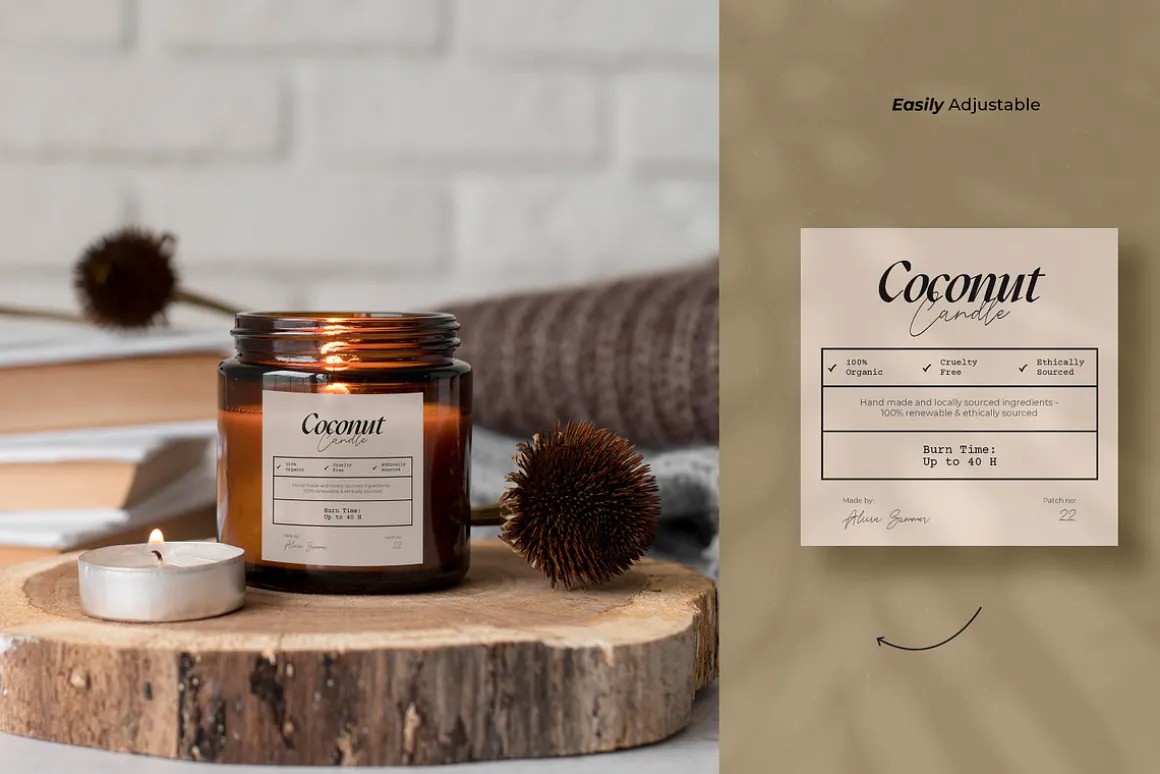 Aesthetic Label Collection CANVA