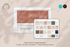 Aesthetic Label Collection CANVA